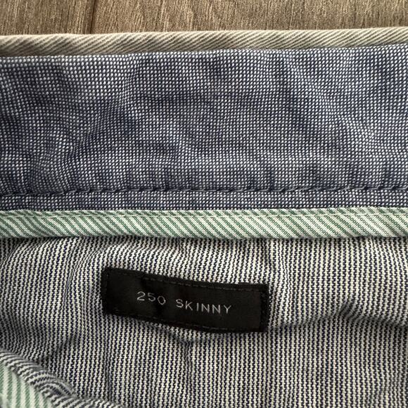 J.Crew Stretch 250 Skinny Chino Pants Mens 30x32 Gray Twill Cotton Blend Zip Fly - Picture 4 of 8
